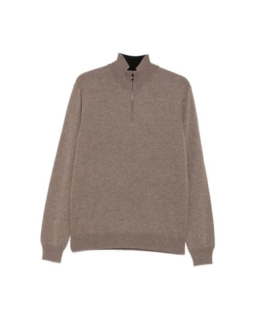 Turtlenecks Corneliani de hombre de color Brown