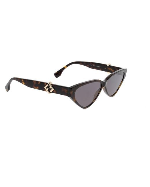 Fendi Accessoires ,Bruin ,Stijlvolle Zonnebril Voor Modieuze Looks in het Brown