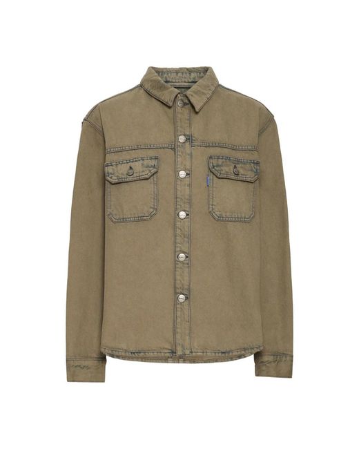 Ball Green Denim Shirts