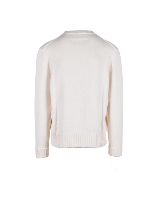 McQueen Baumwollstrickpullover in White für Herren