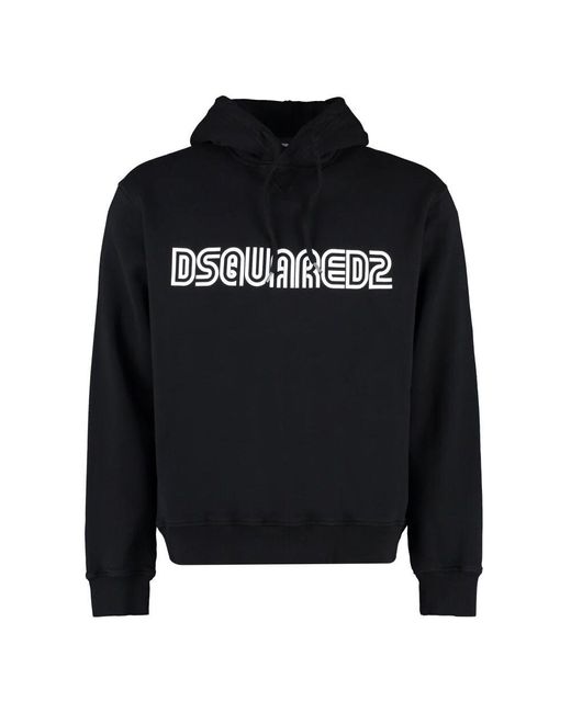 DSquared² Black Hoodies for men