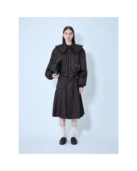 Ganni Black Bomber Jackets