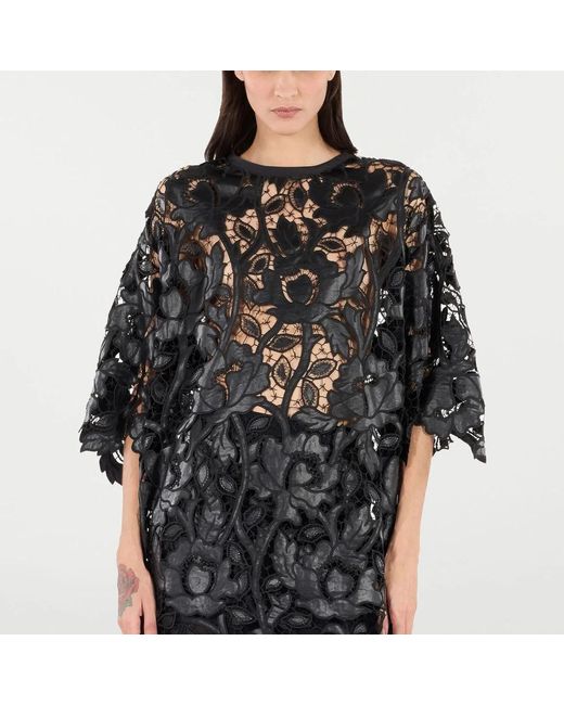Roberto Cavalli Black Blouses