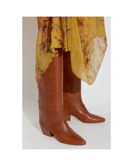 Forte_forte Brown Heeled Boots