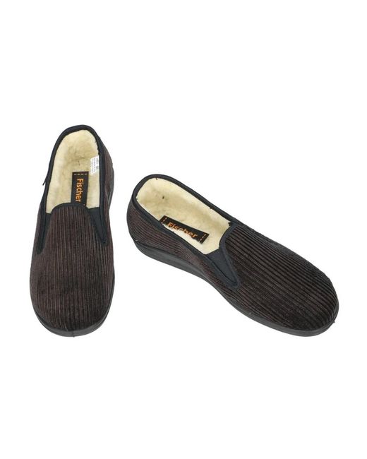 Fischer 204127 Slipper in Black für Herren