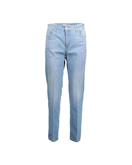Jeans y pantalón de algodón azul claro Kocca de color Blue