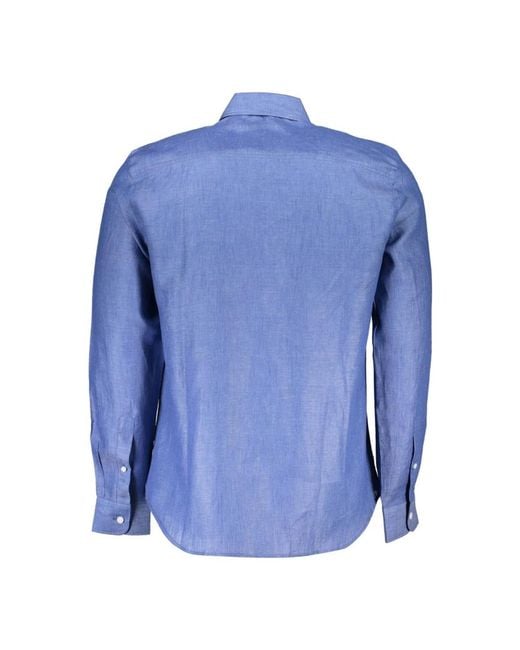 North Sails Blue Casual Shirts for men