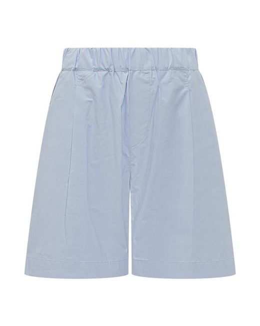 A PAPER KID Blue Casual Shorts for men