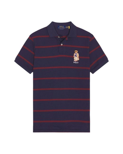 Ralph Lauren Blue Polo Shirts for men