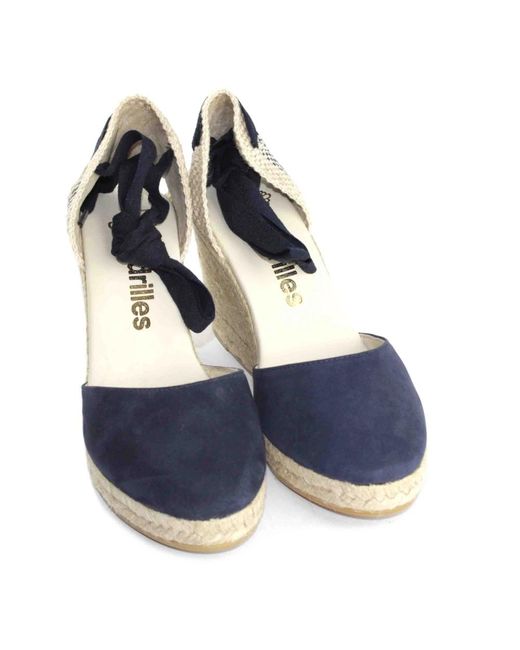 Espadrilles Blue Wedges