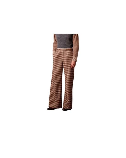 Trousers > wide trousers Diega en coloris Brown