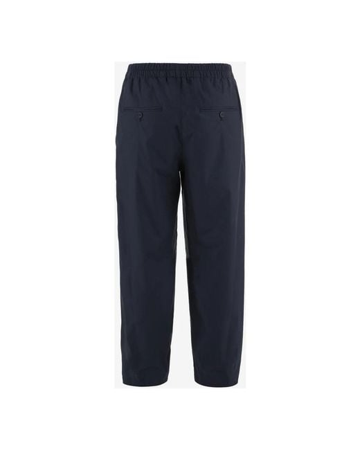 Giorgio Armani Blue Straight Trousers for men