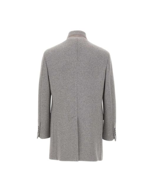 Single-Breasted Coats Fay pour homme en coloris Gray