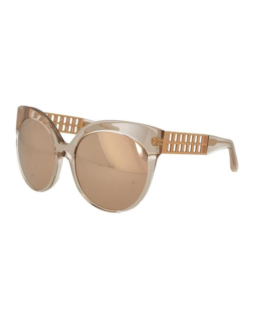 Linda Farrow White Sunglasses