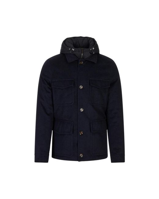 Moorer Blue Winter Jackets for men