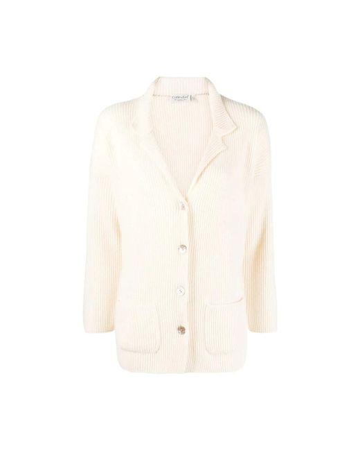 CORTE DI KEL White Cashmere Knitwear