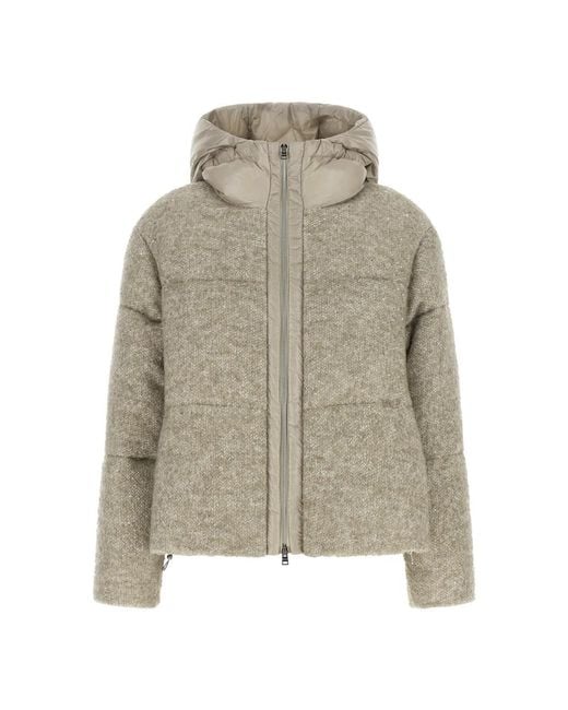 Herno Gray Down Jackets