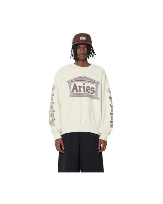 Aries Sweatshirts in het White voor heren