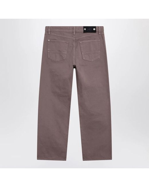Stone Island Brown Straight Fit Jeans for men