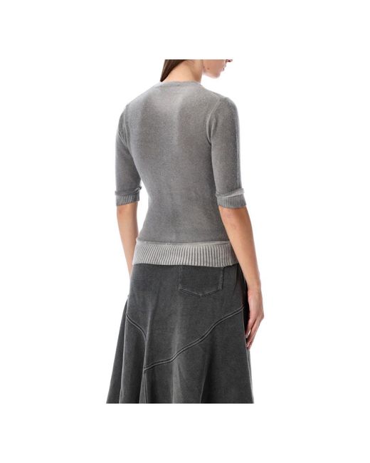 Our Legacy Gray Round-Neck Knitwear