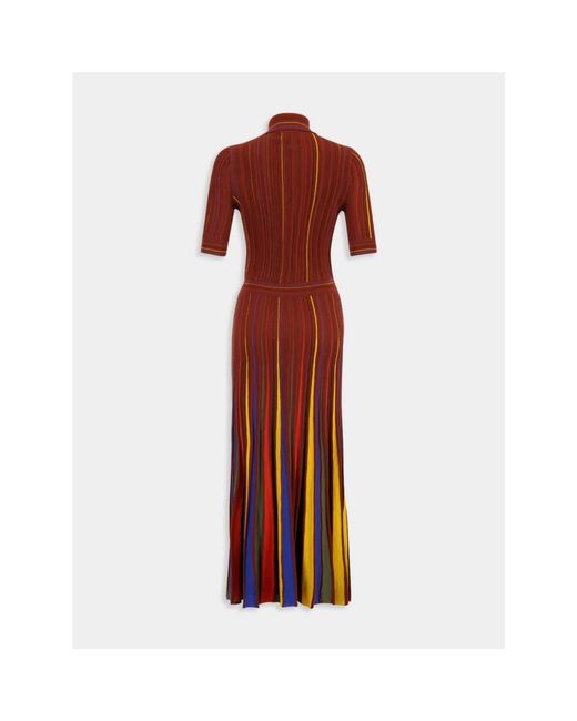 Gabriela Hearst Red Knitted Dresses