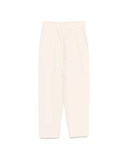 Wide Trousers Barena de color Natural