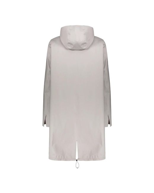 Single-Breasted Coats di Herno in Gray