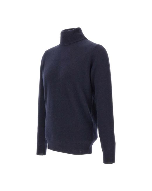 Kangra Blue Turtlenecks for men