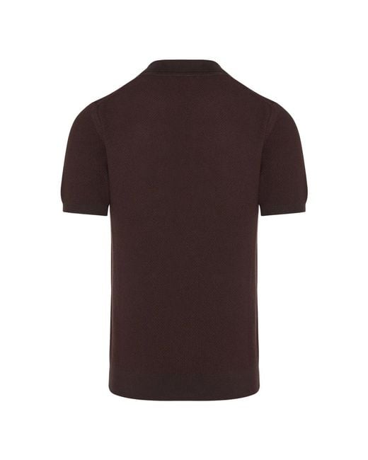 Canali Brown Polo Shirts for men