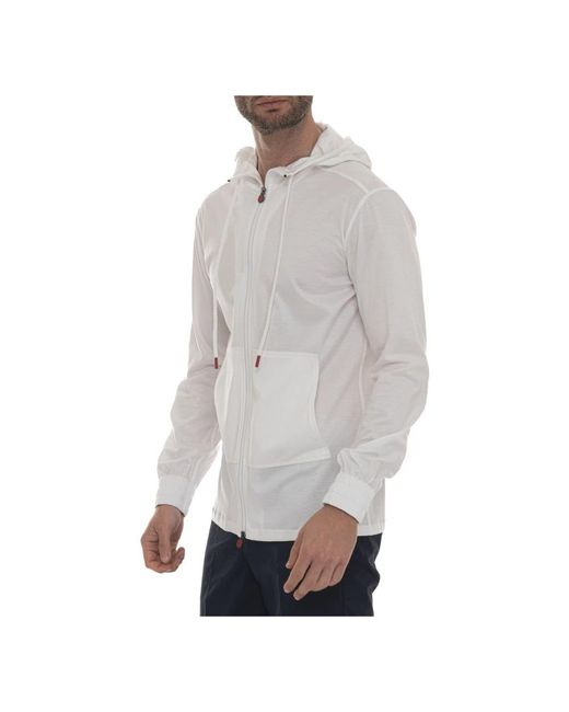 Kiton Gray Zip-Throughs for men