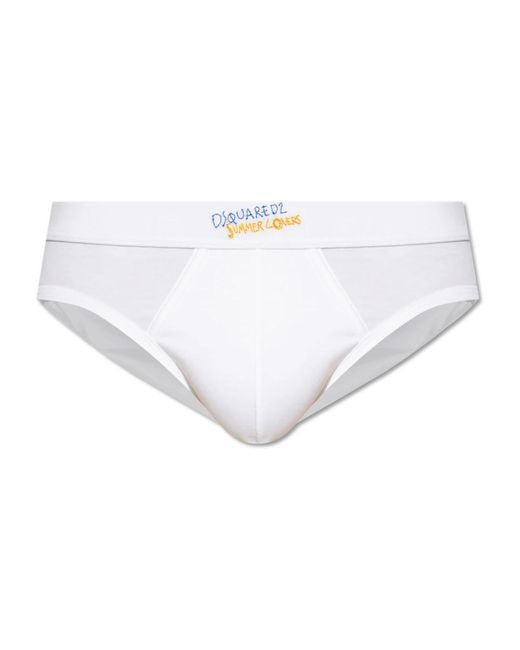 Bottoms di DSquared² in White da Uomo