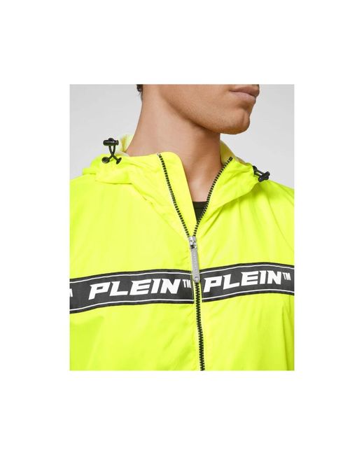Philipp Plein Yellow Light Jackets for men
