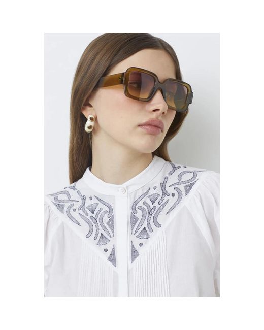 Suncoo Livio Blouse in het White