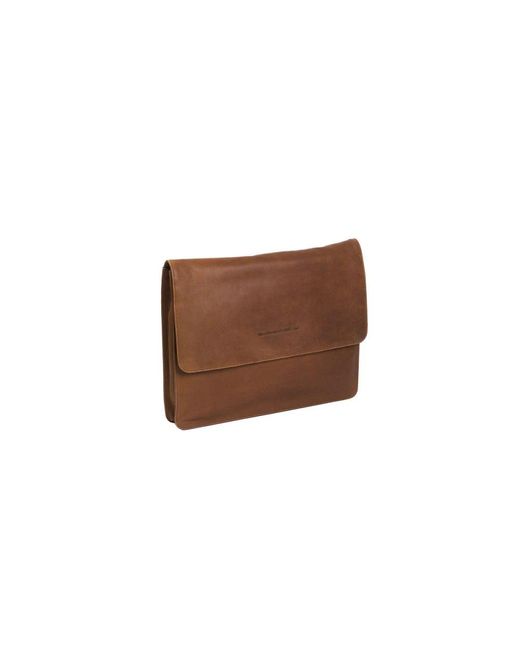 The Chesterfield Brand Cognac Aktetas Stijlvol En Praktisch in het Brown