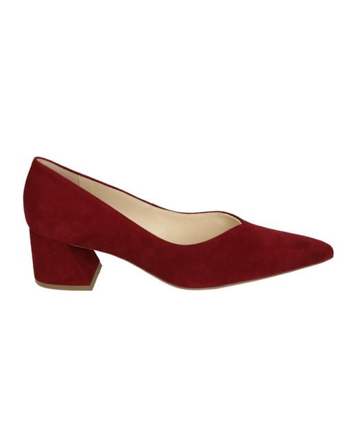 Högl Red Rote Wildleder Pumps Mit G Weite