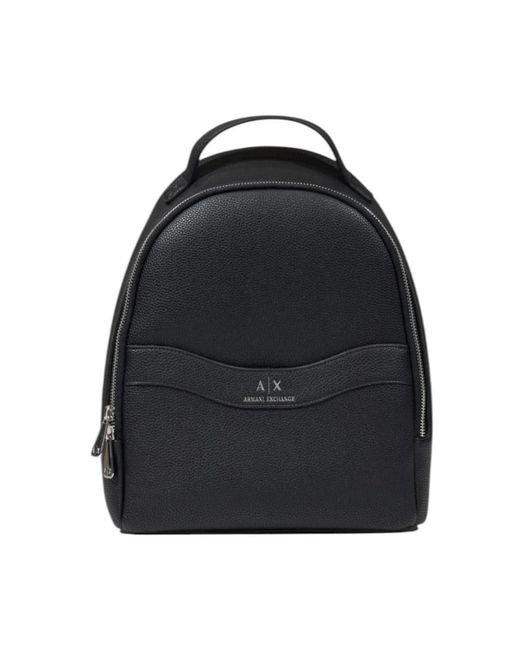 ARMANI EXCHANGE Black Backpacks