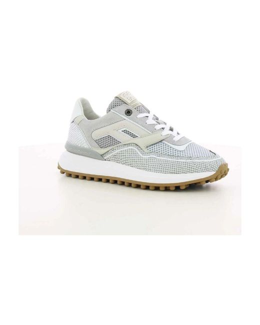 Floris Van Bommel White Hellgraue Sneakers