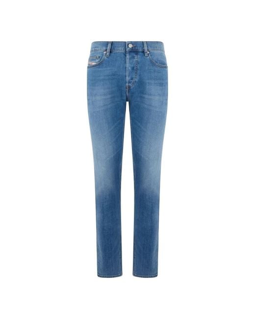 DIESEL Blue Skinny Fit Jeans for men