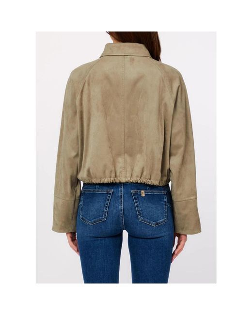 Liu Jo Blue Bomber Jackets