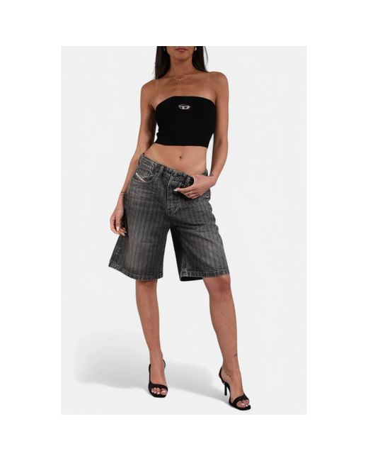 Sleeveless Tops DIESEL de color Black