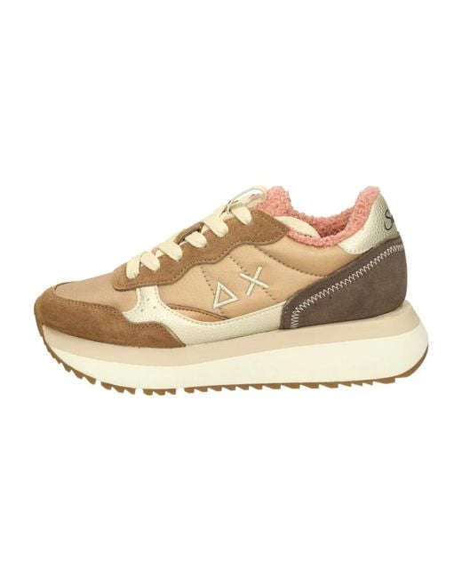 Sun 68 Natural Sneakers