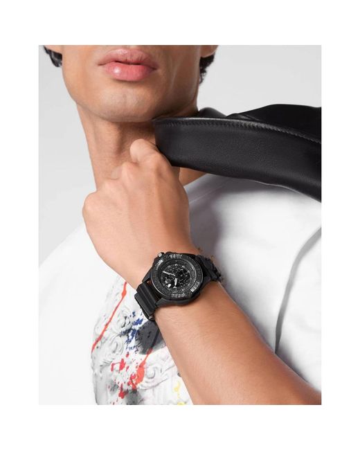 Philipp Plein Black Watches for men