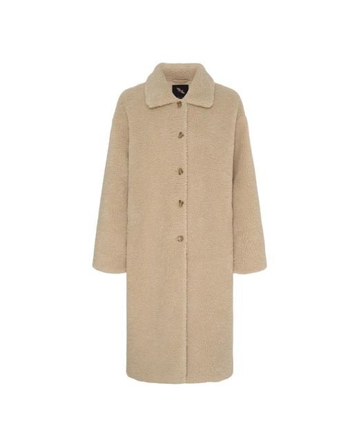 Btfcph Single-Breasted Coats in het Natural