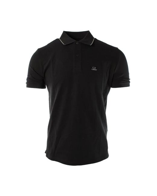 C P Company Black Polo Shirts for men