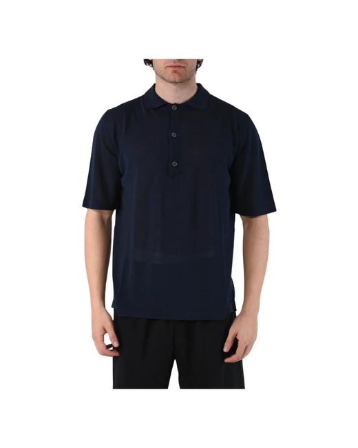 Mauro Grifoni Black Polo Shirts for men