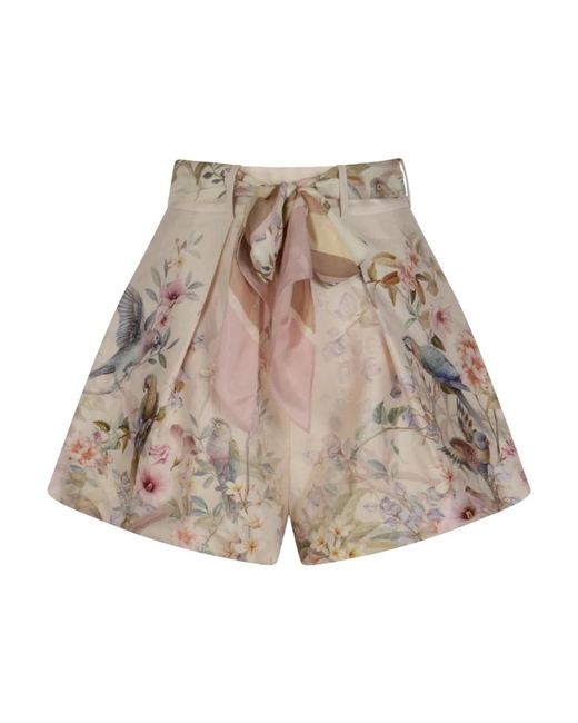 Zimmermann Gray Short Shorts