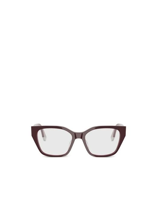 Fendi Red Glasses