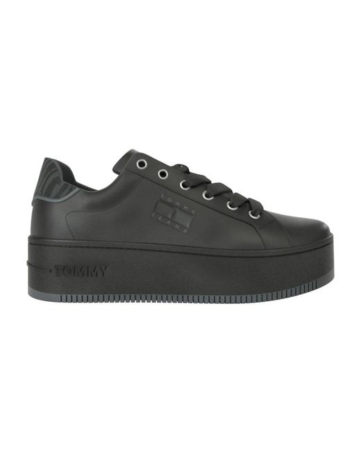 Tommy Hilfiger Black Sneakers