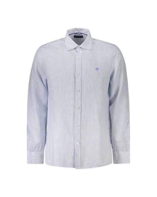 North Sails Blue Casual Shirts for men