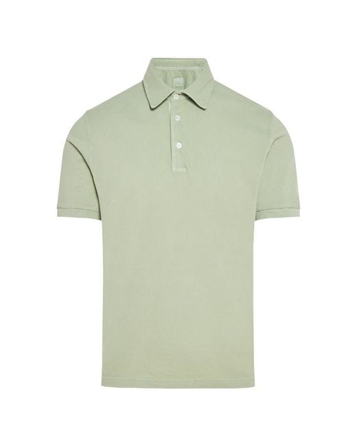 Fedeli Green Polo Shirts for men
